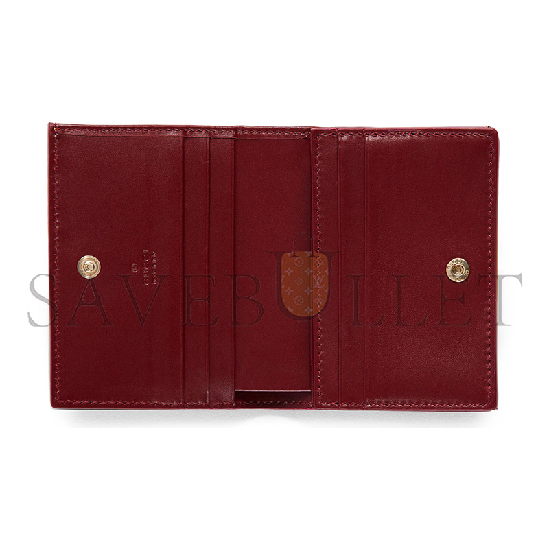 Gvc*1 gg small wallet with owl detail 818767 (11*8*3cm)